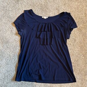 Claudia Richard Navy Blue Women's Top